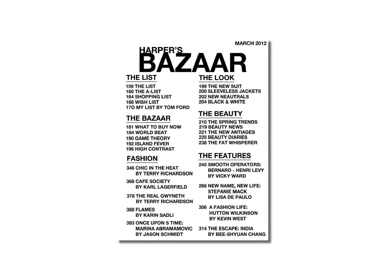 Bazaar Redesign