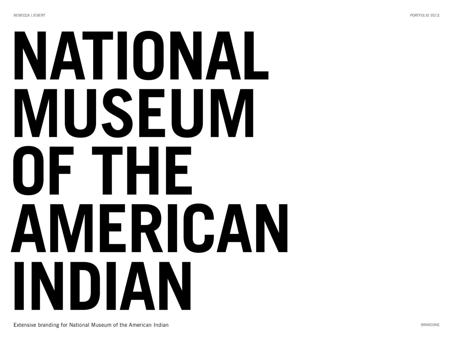 NMAI Branding