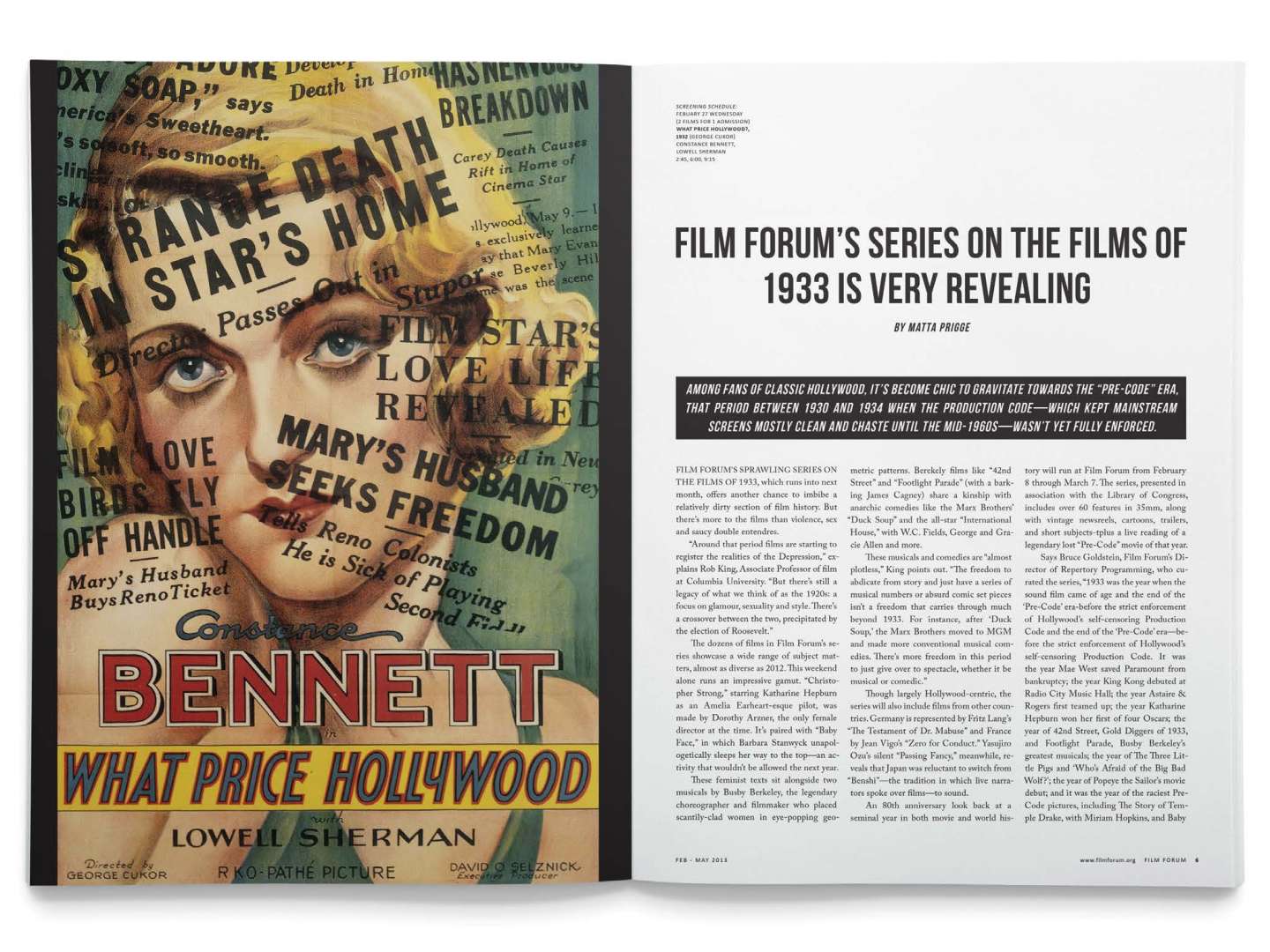 Film Forum Magazine