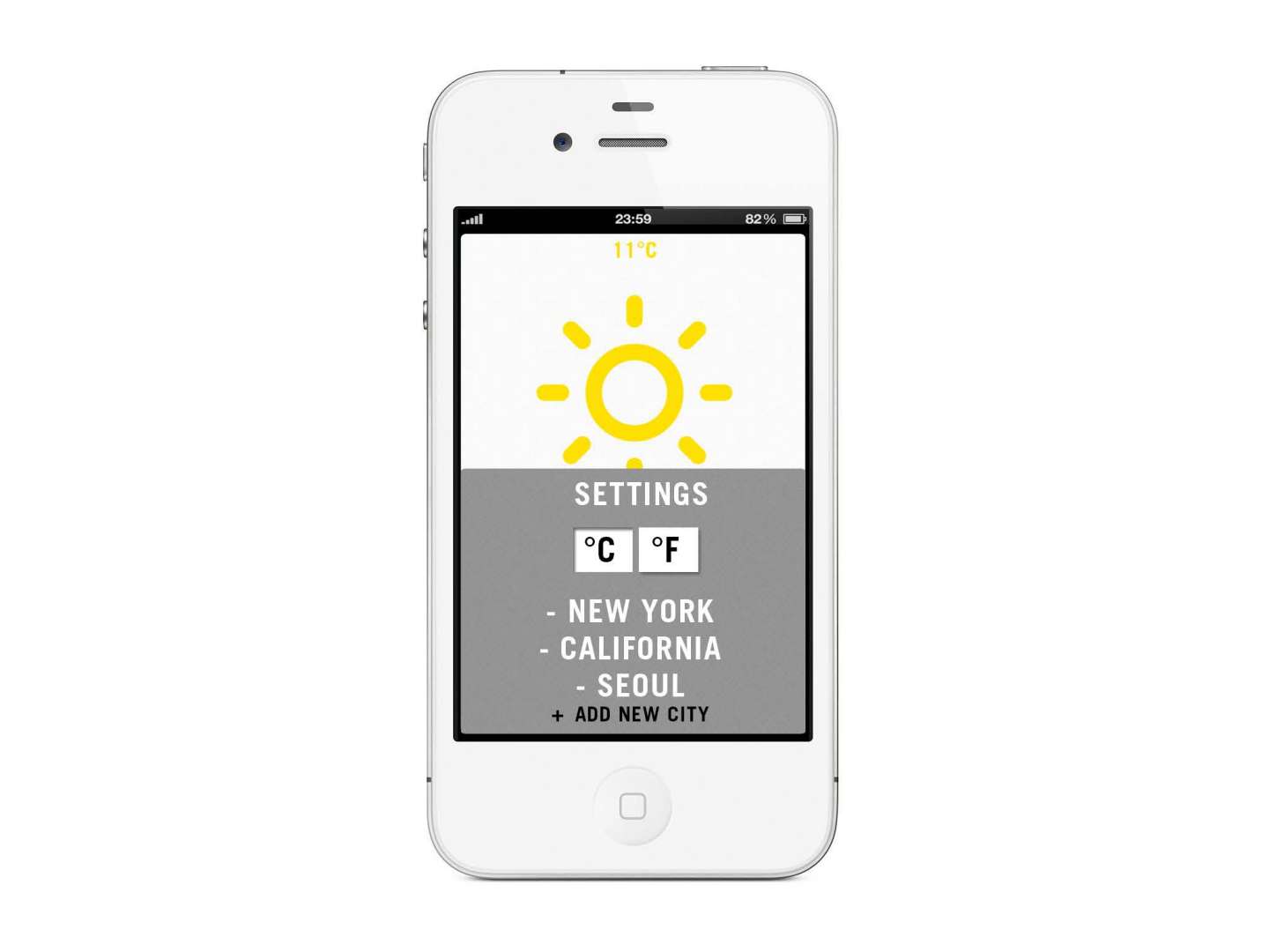 SWIPE WEATHER APP