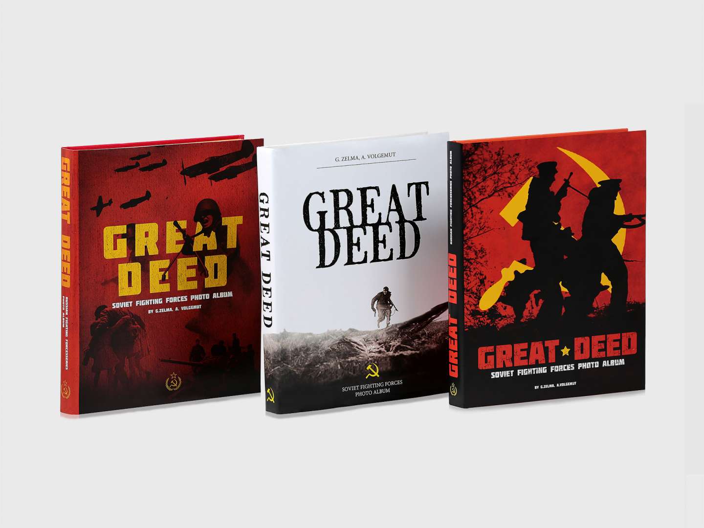 “GREAT DEED” BOOK COVERS