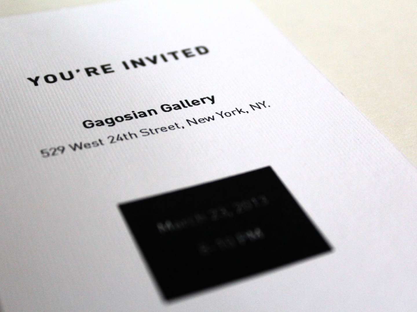 Gallery Invitation