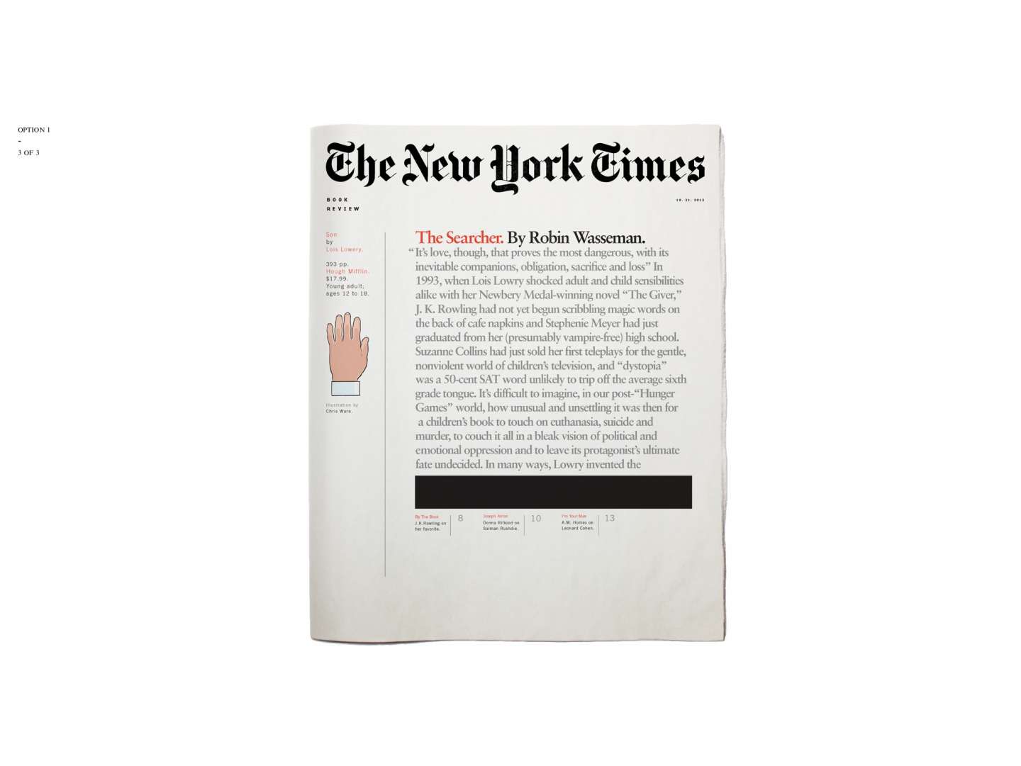 The New York Times Book Review Cover Redesign