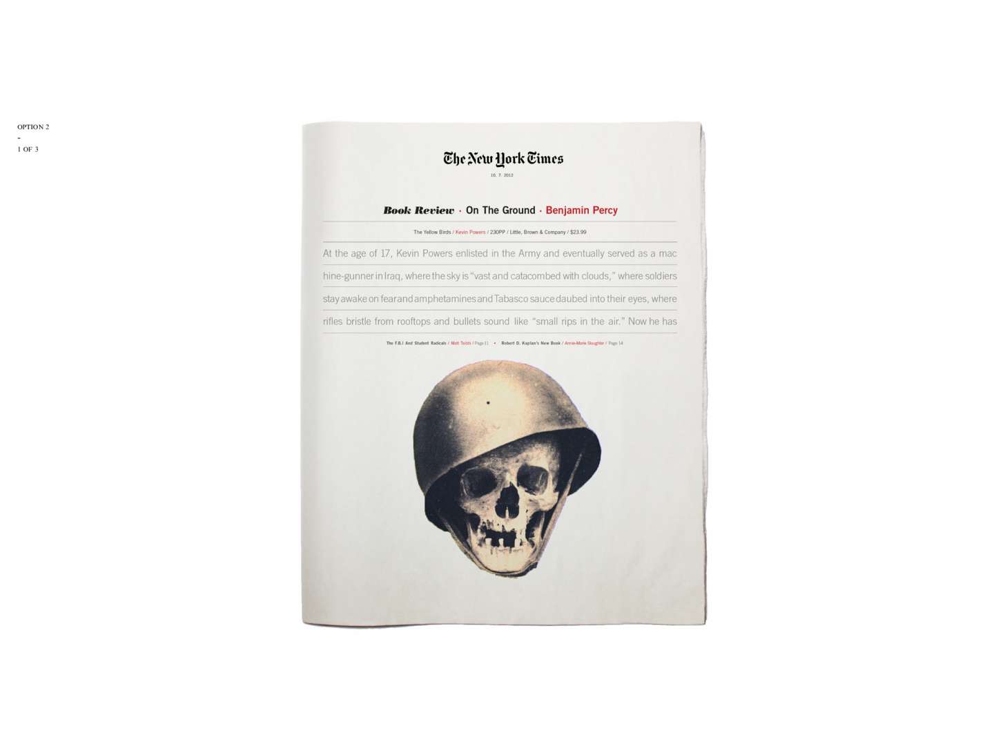 The New York Times Book Review Cover Redesign