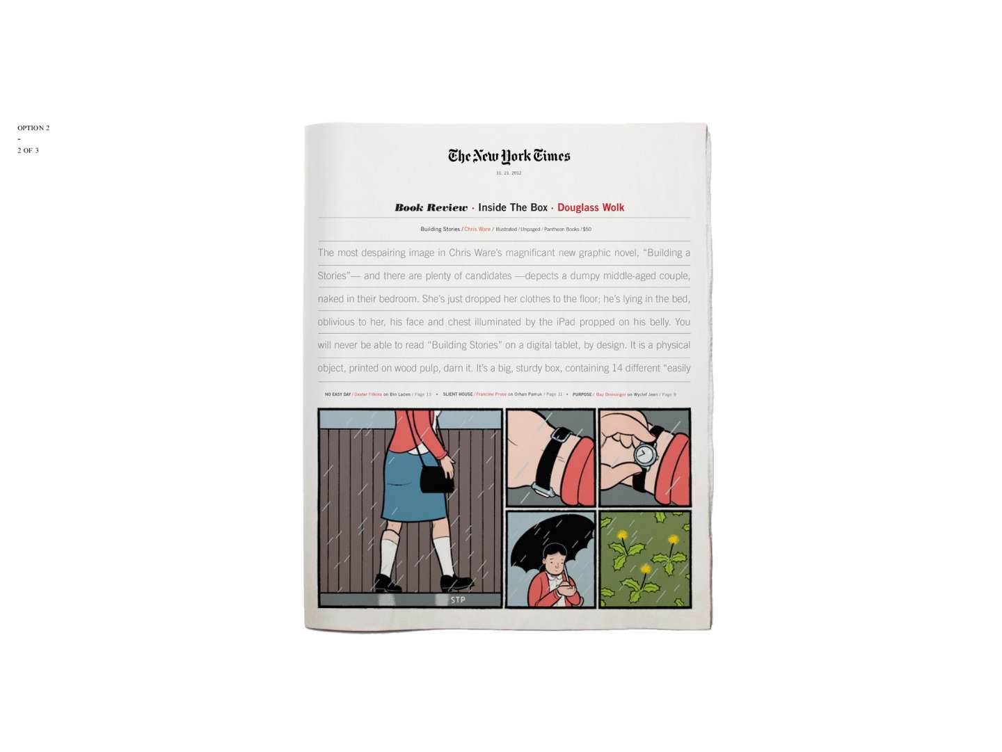 The New York Times Book Review Cover Redesign