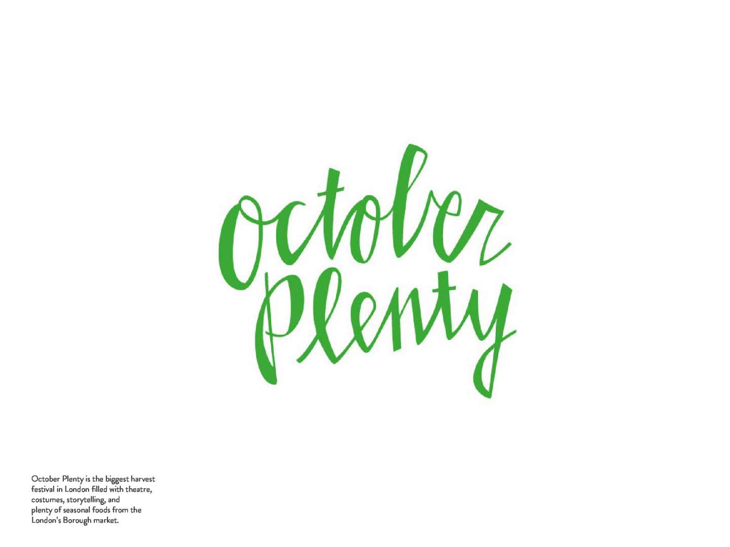 October Plenty