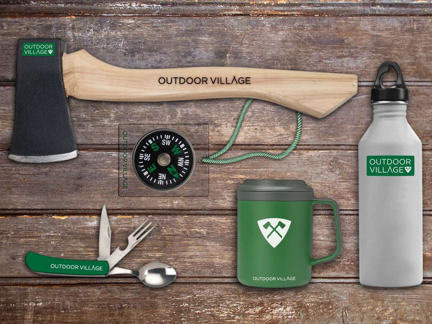 Outdoor village Branding