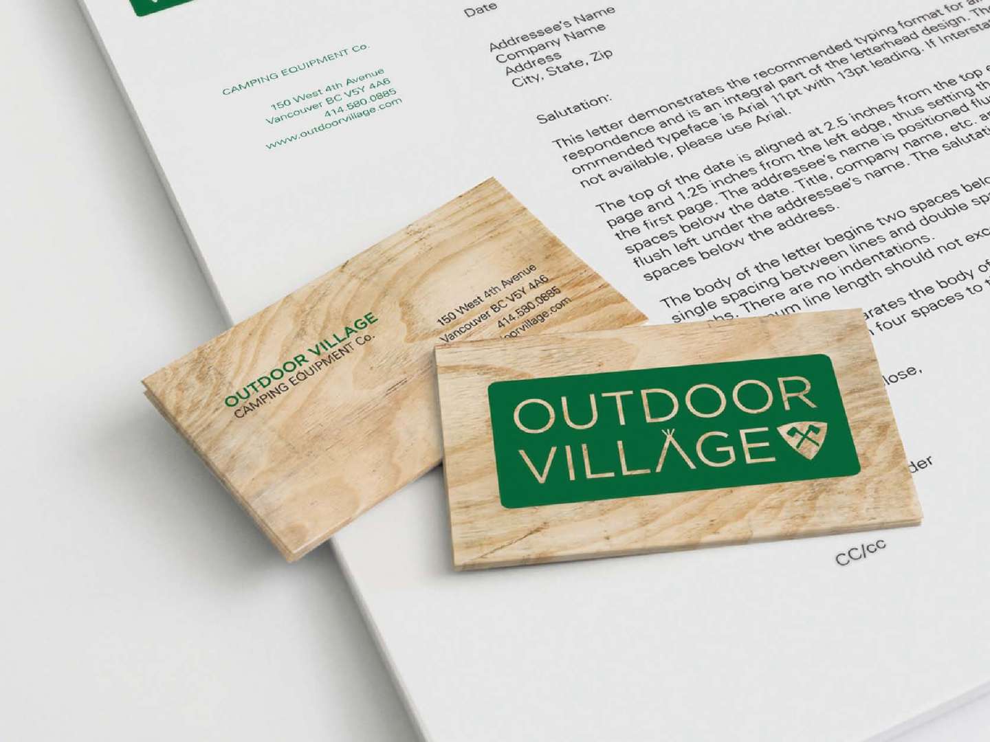 Outdoor village Branding