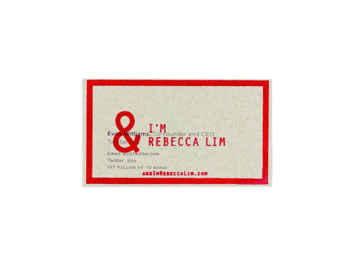 Hijacked Business Cards