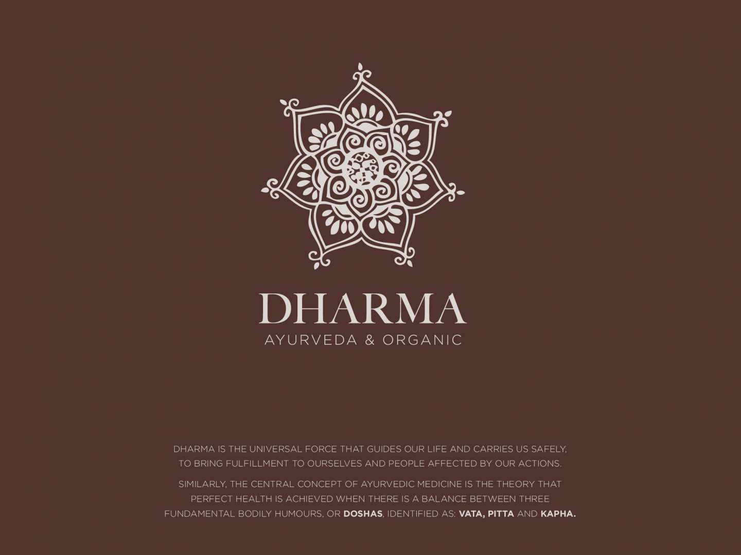DHARMA – Ayurveda & Organic