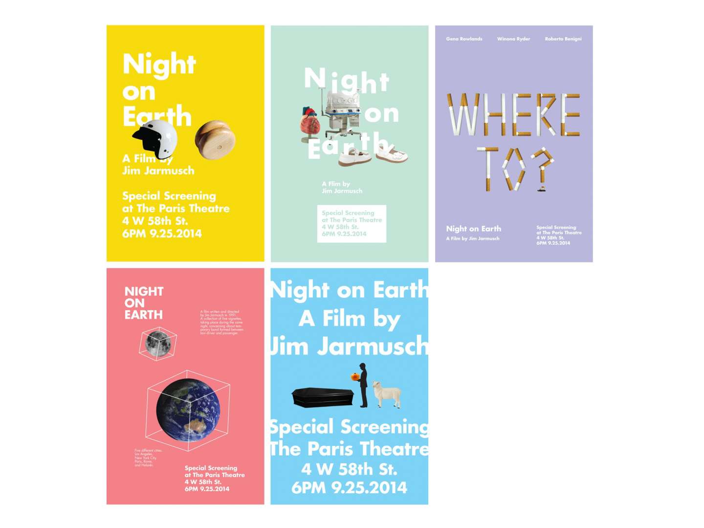 Night on Earth Poster Series