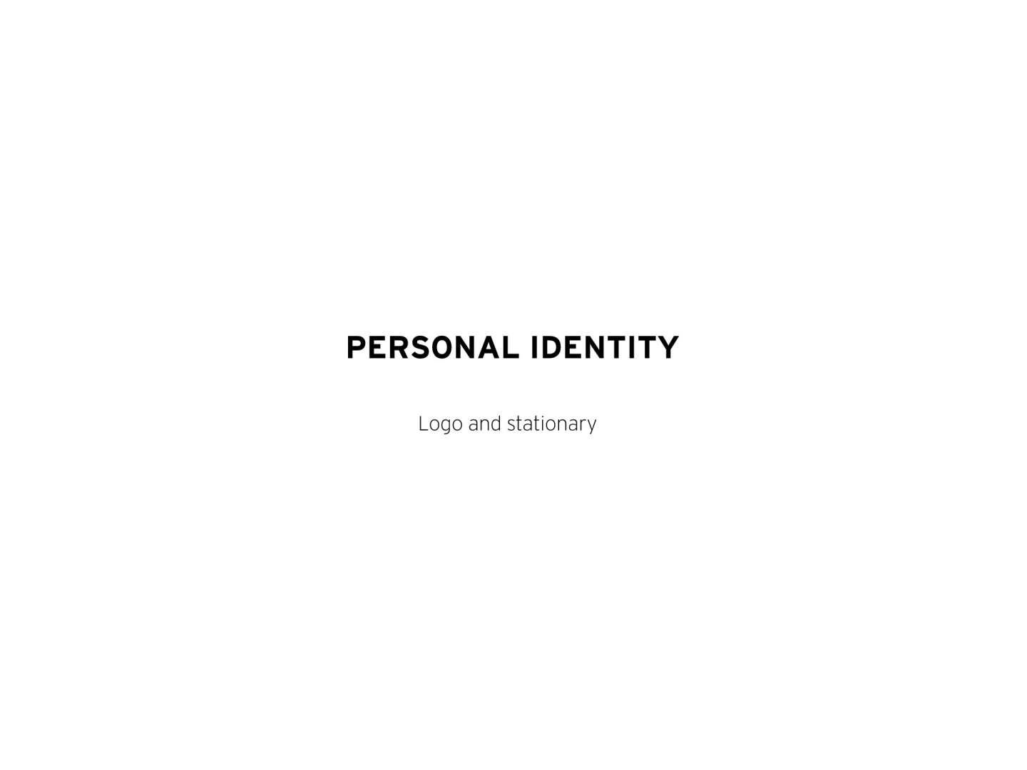 Personal Identity