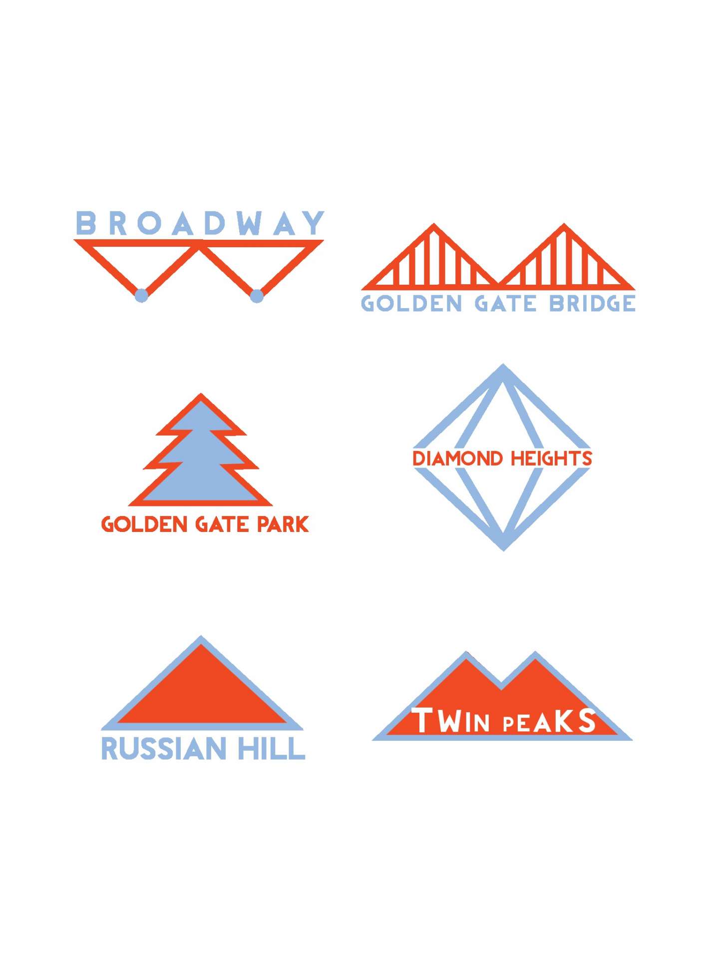 San Francisco Icon Set