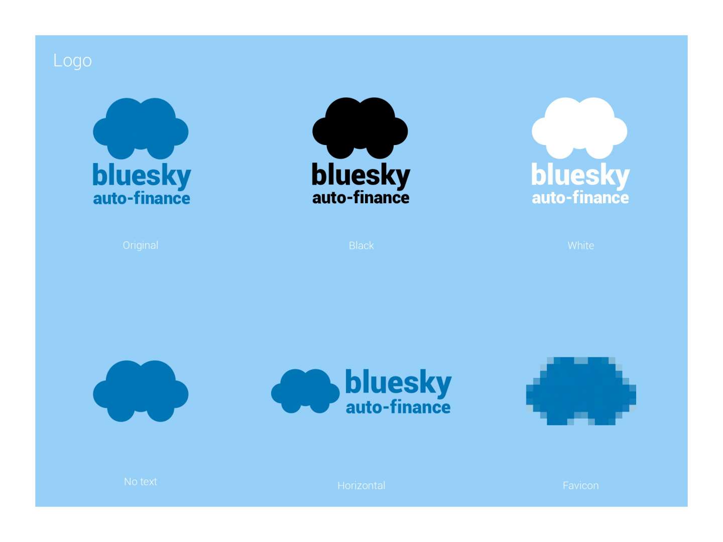 Branding: bluesky auto-finance