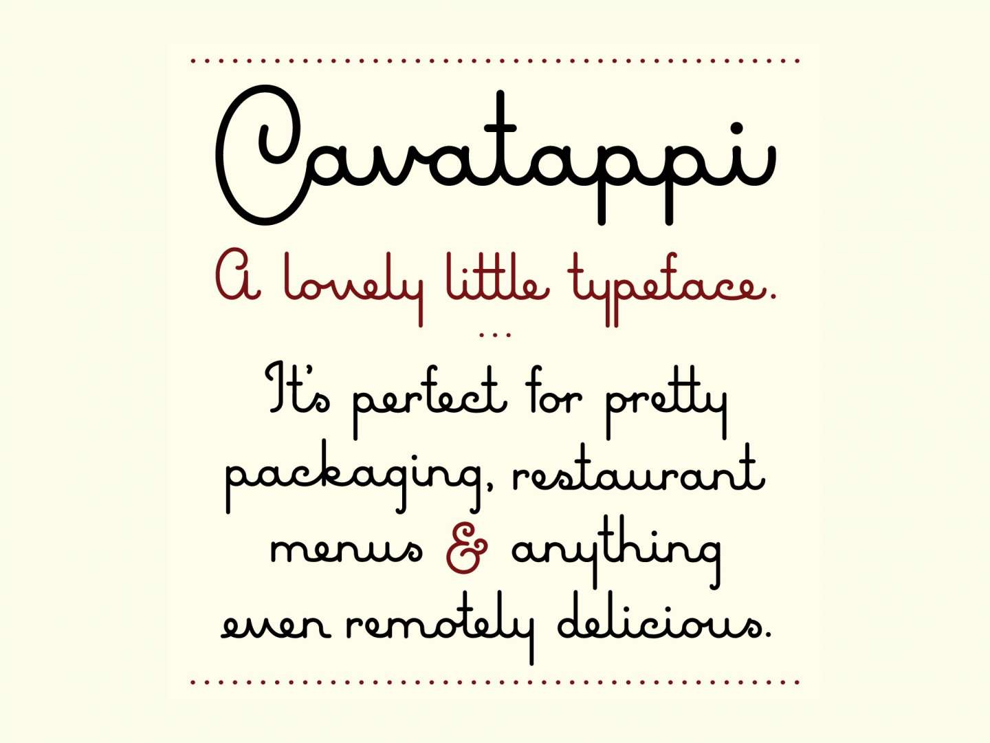 Cavatappi Script