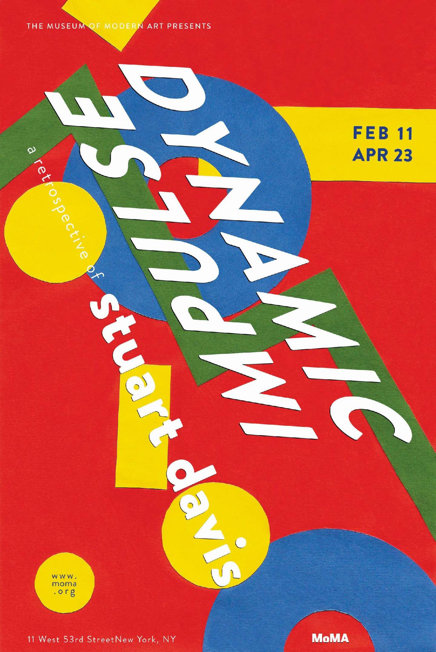 Stuart Davis Expo Poster by Paul Rand