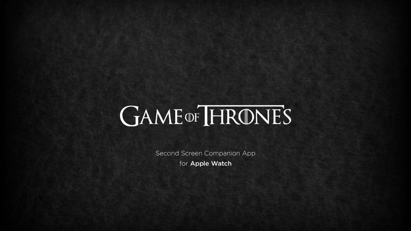 Game of Thrones Apple Watch App