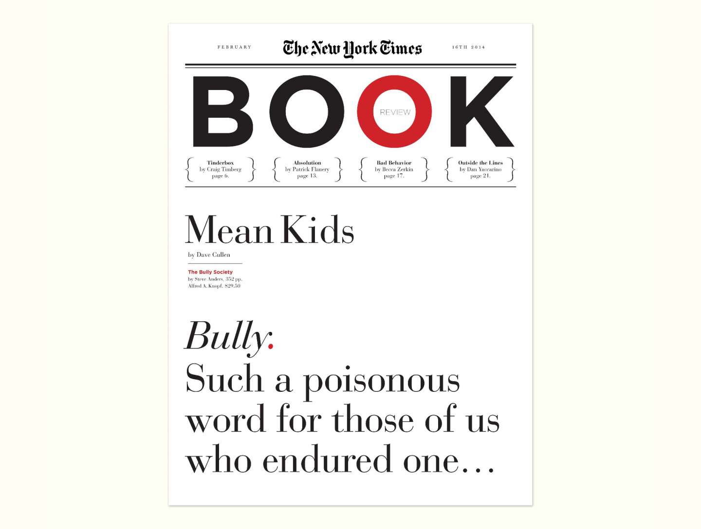 NYT Book Review Redesign