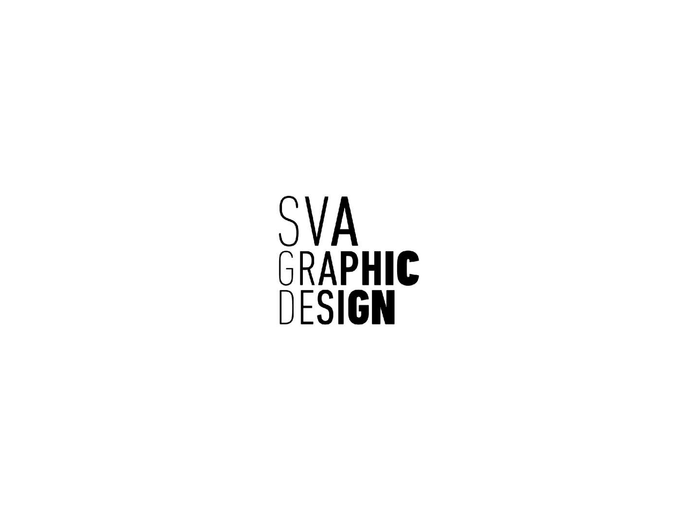 SVA GRAPHIC DESIGN REBRAND