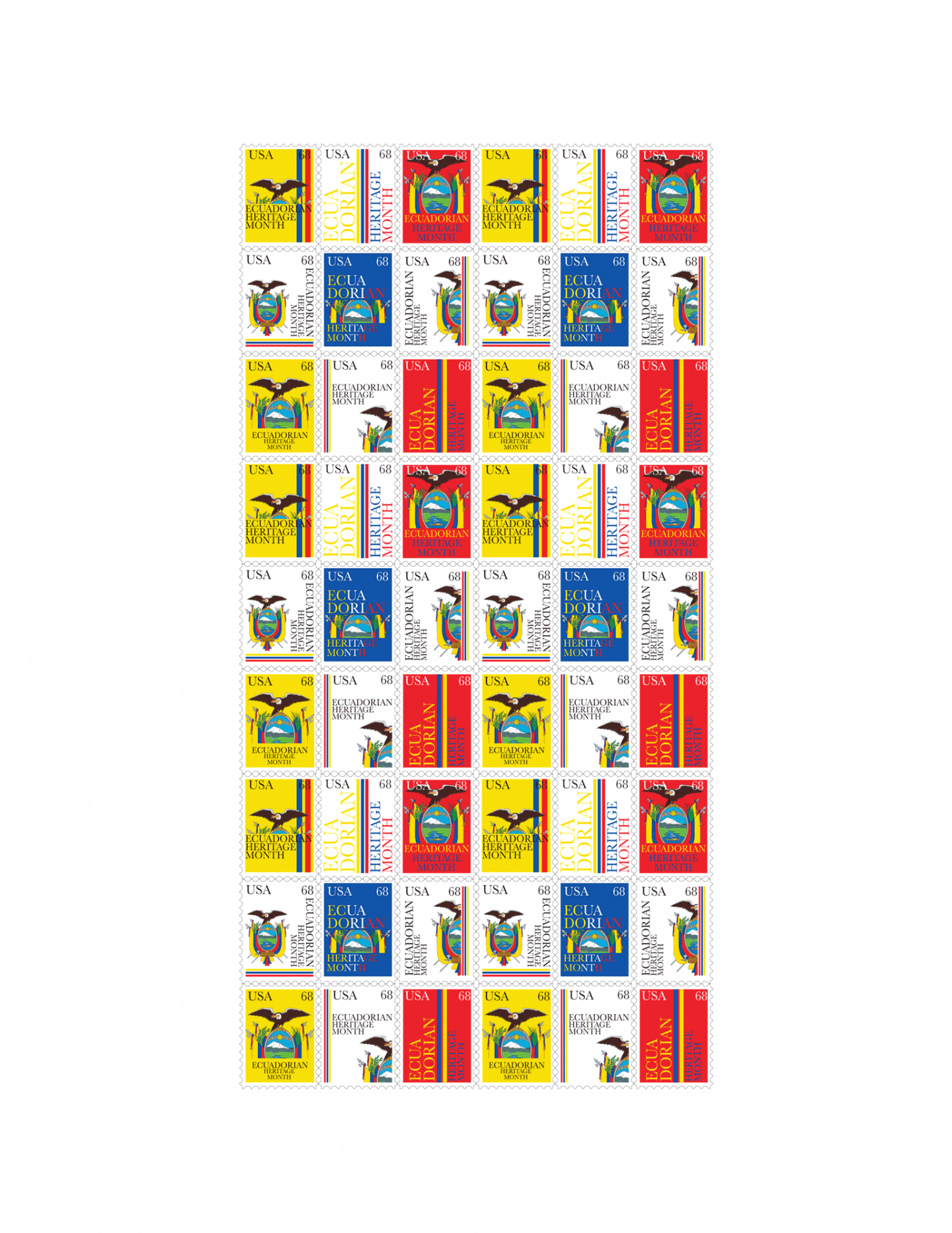 Ecuadorian Heritage Stamps