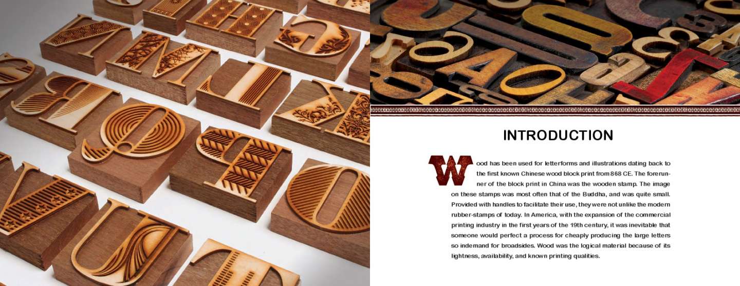 History of Wood Type Editorial Design