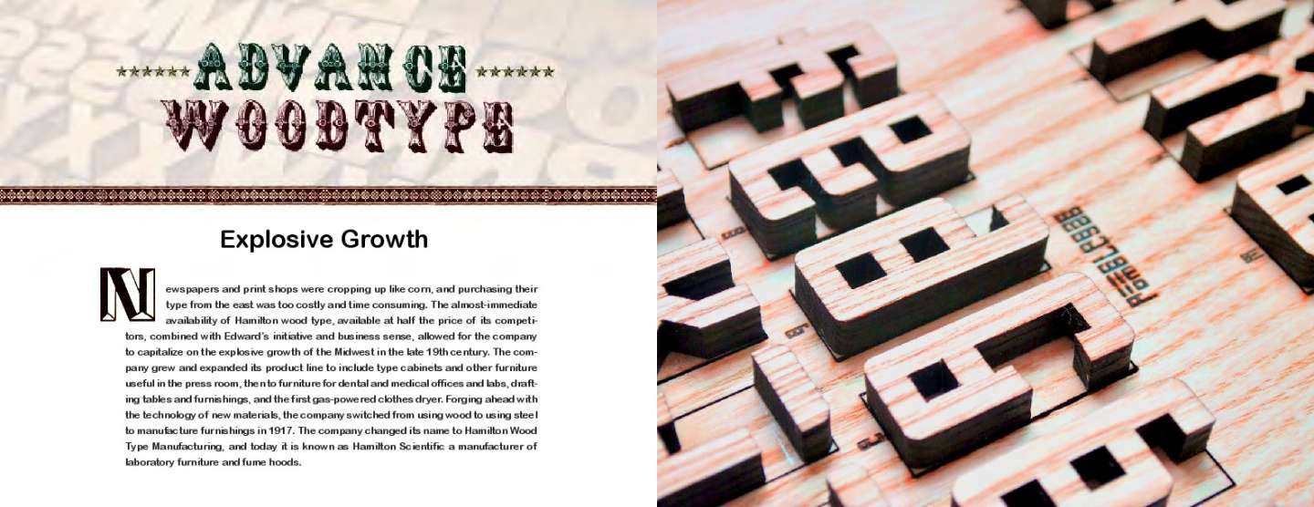 History of Wood Type Editorial Design