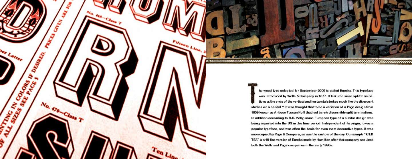 History of Wood Type Editorial Design