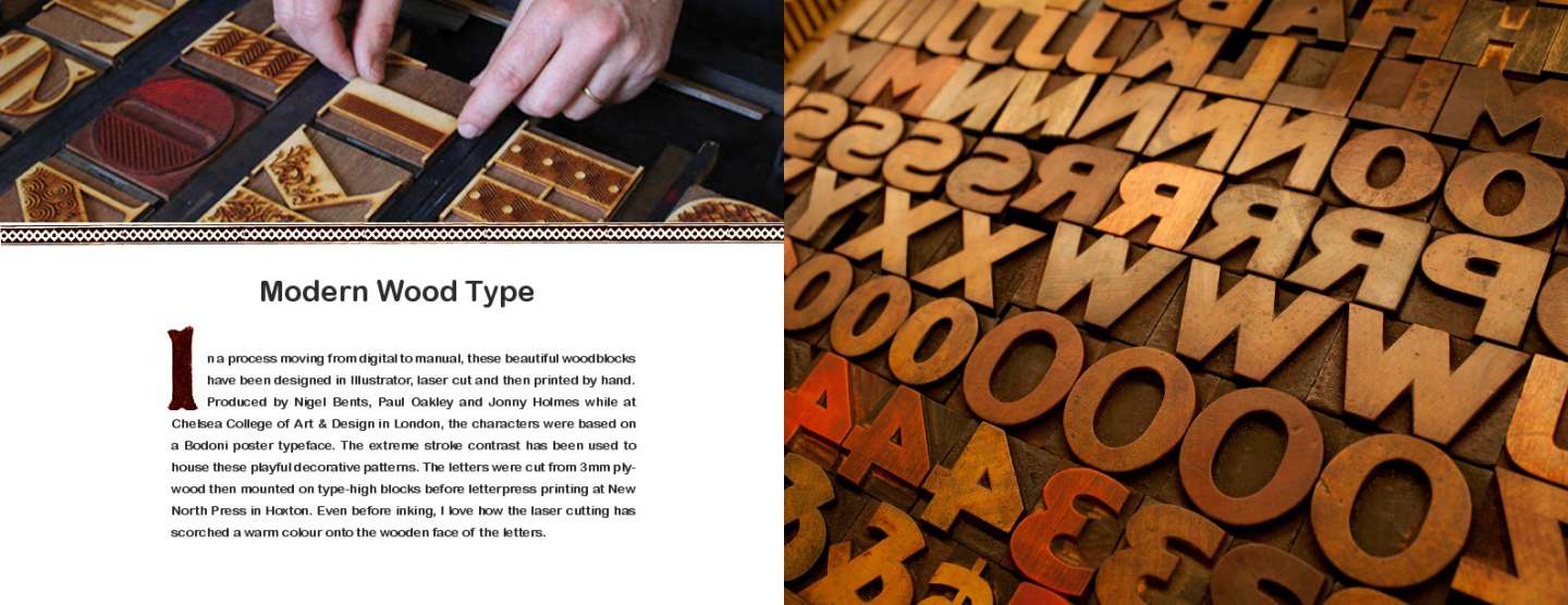 History of Wood Type Editorial Design