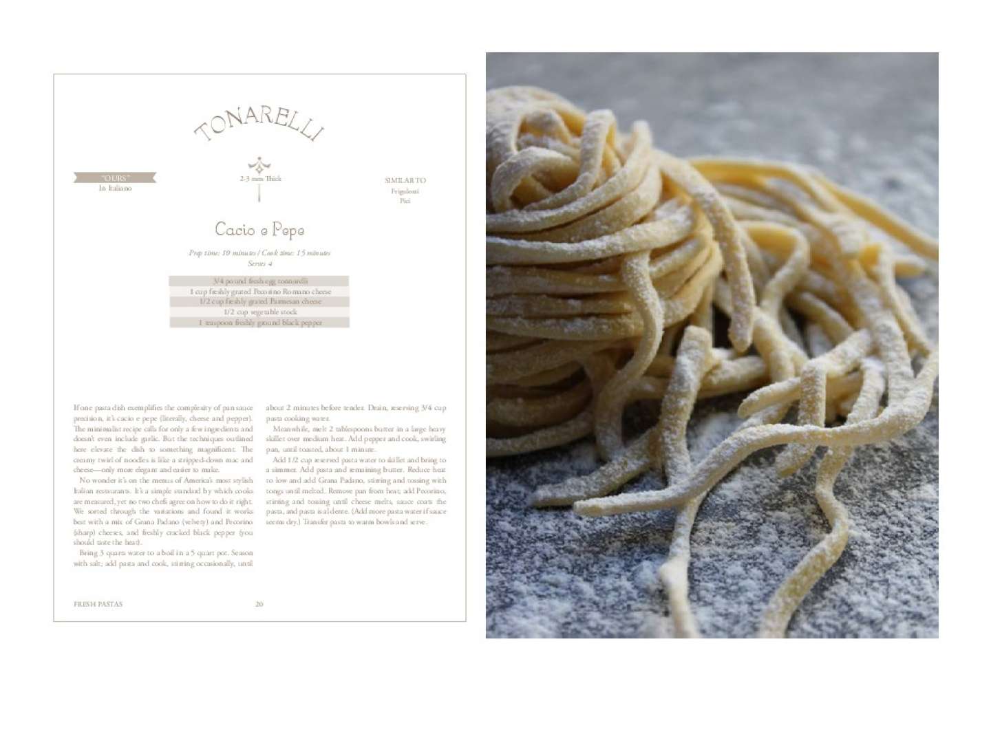 Lauren Ronquillo's Pasta 101 Book Design