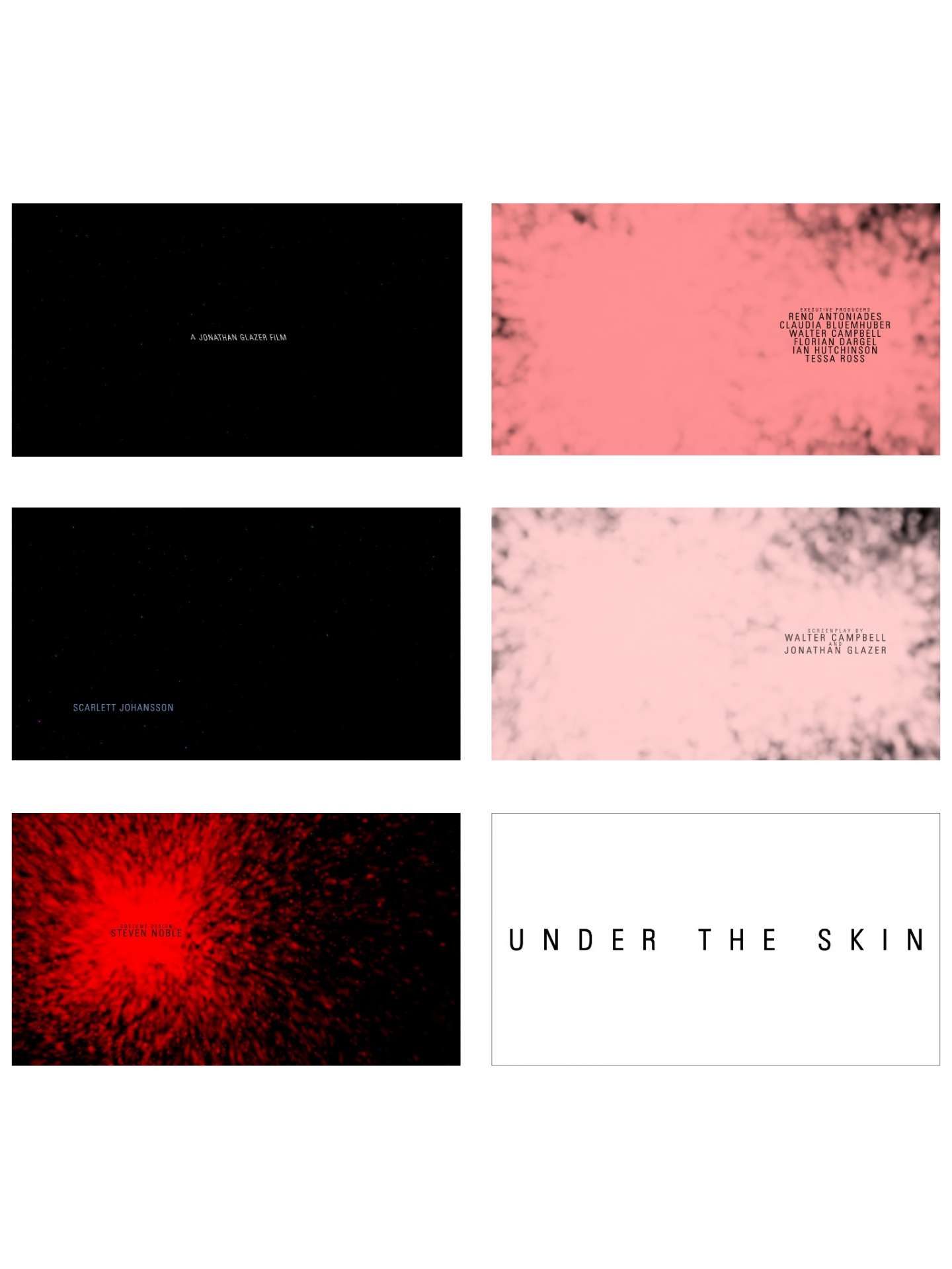 Under the Skin Title Sequence - Motion Graphics