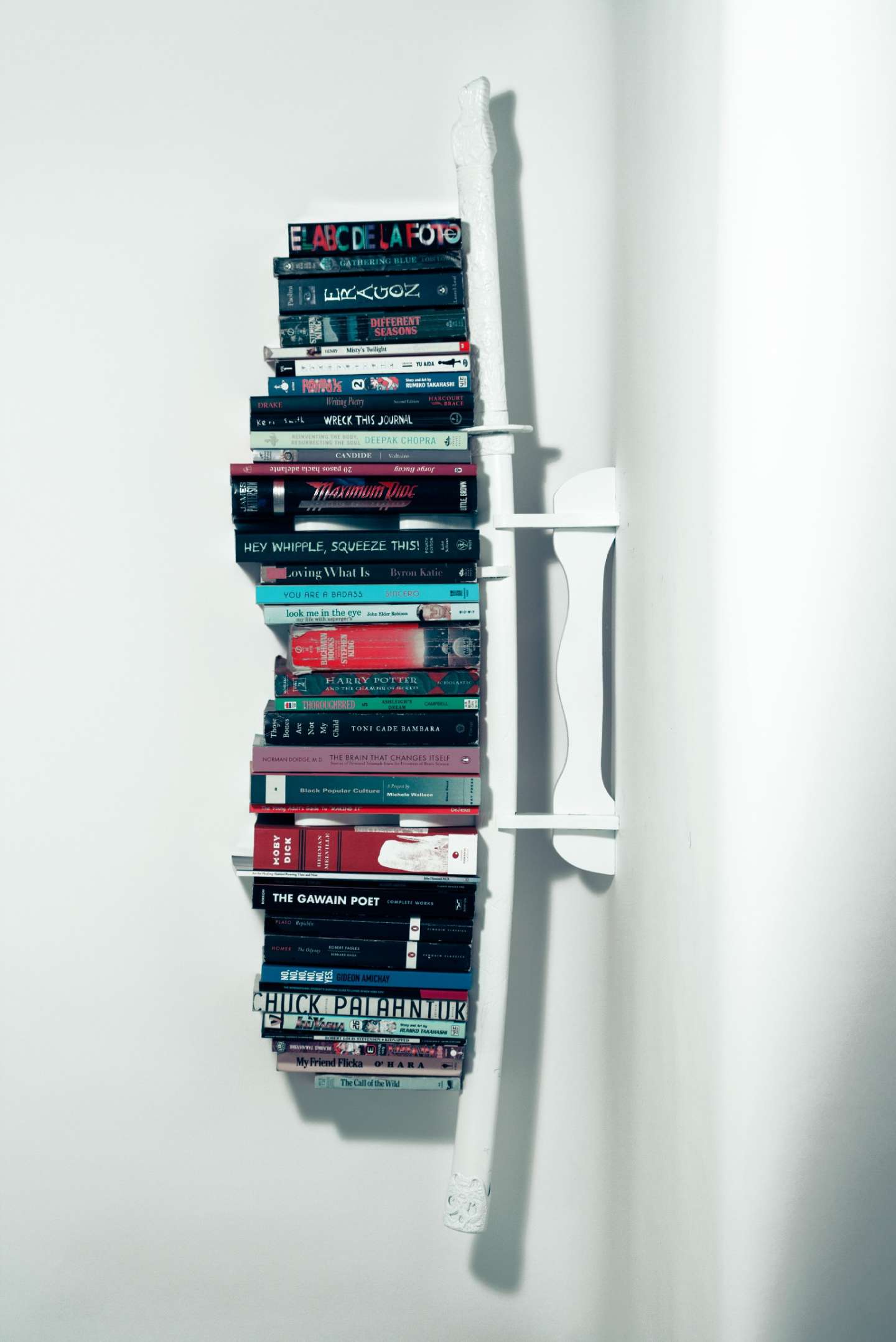 Samurai bookshelf