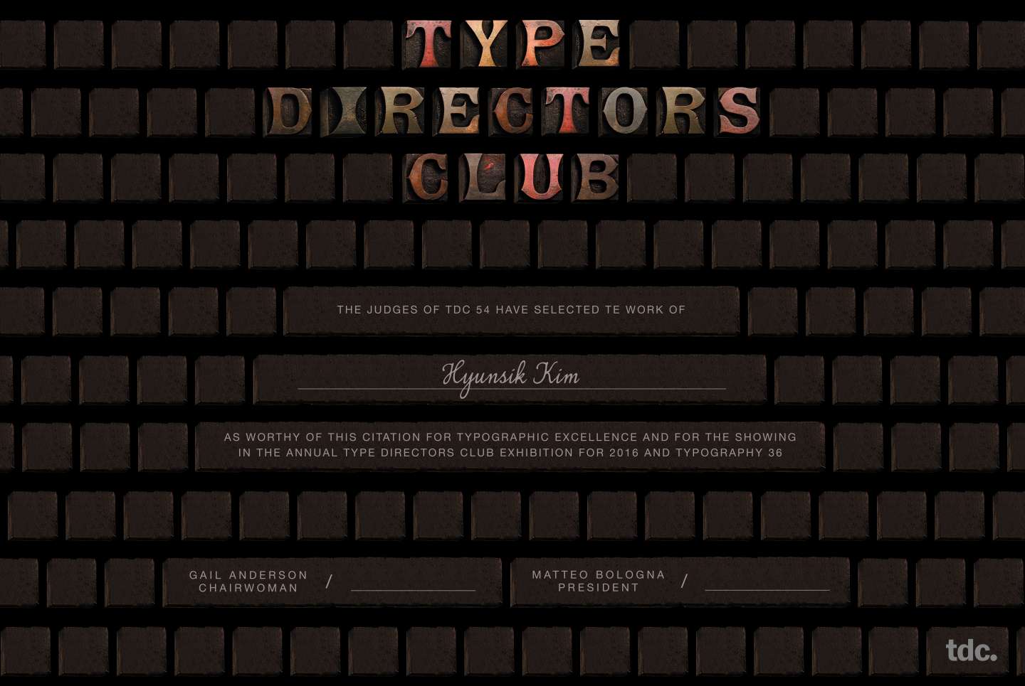 Type Directors Club Annual