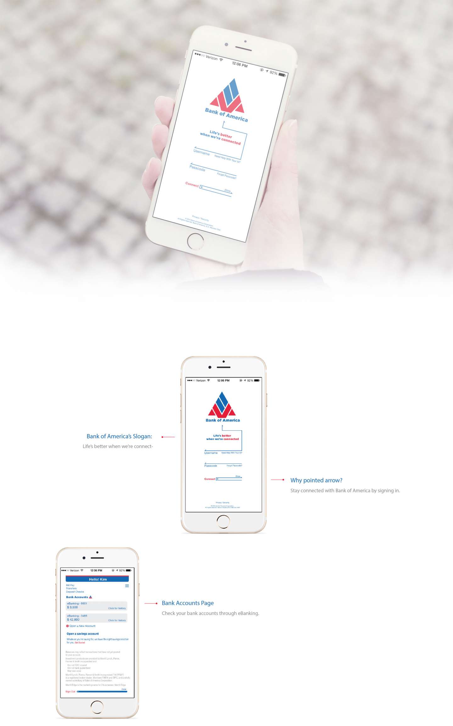 Bank of America Mobile App Redesign