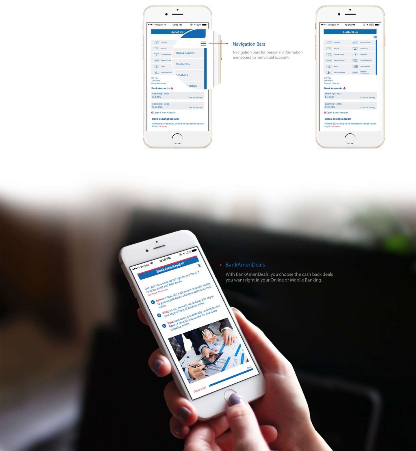 Bank of America Mobile App Redesign