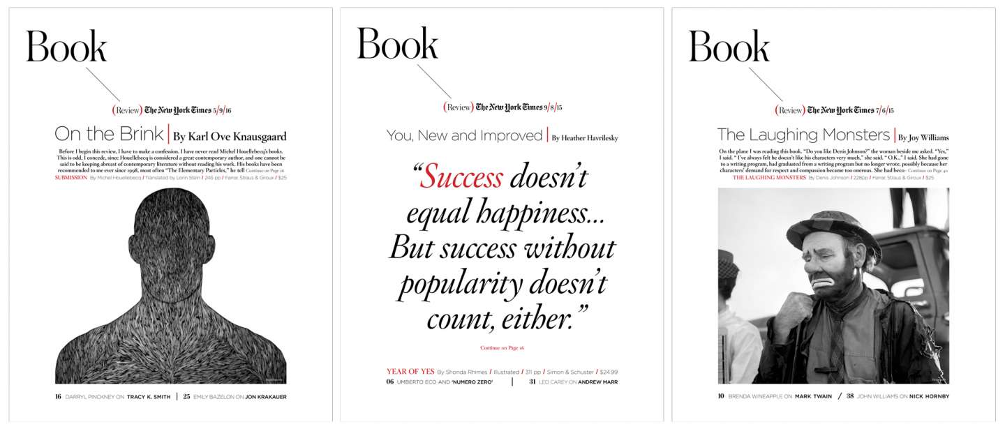 The New York Times Book Review Cover Redesign