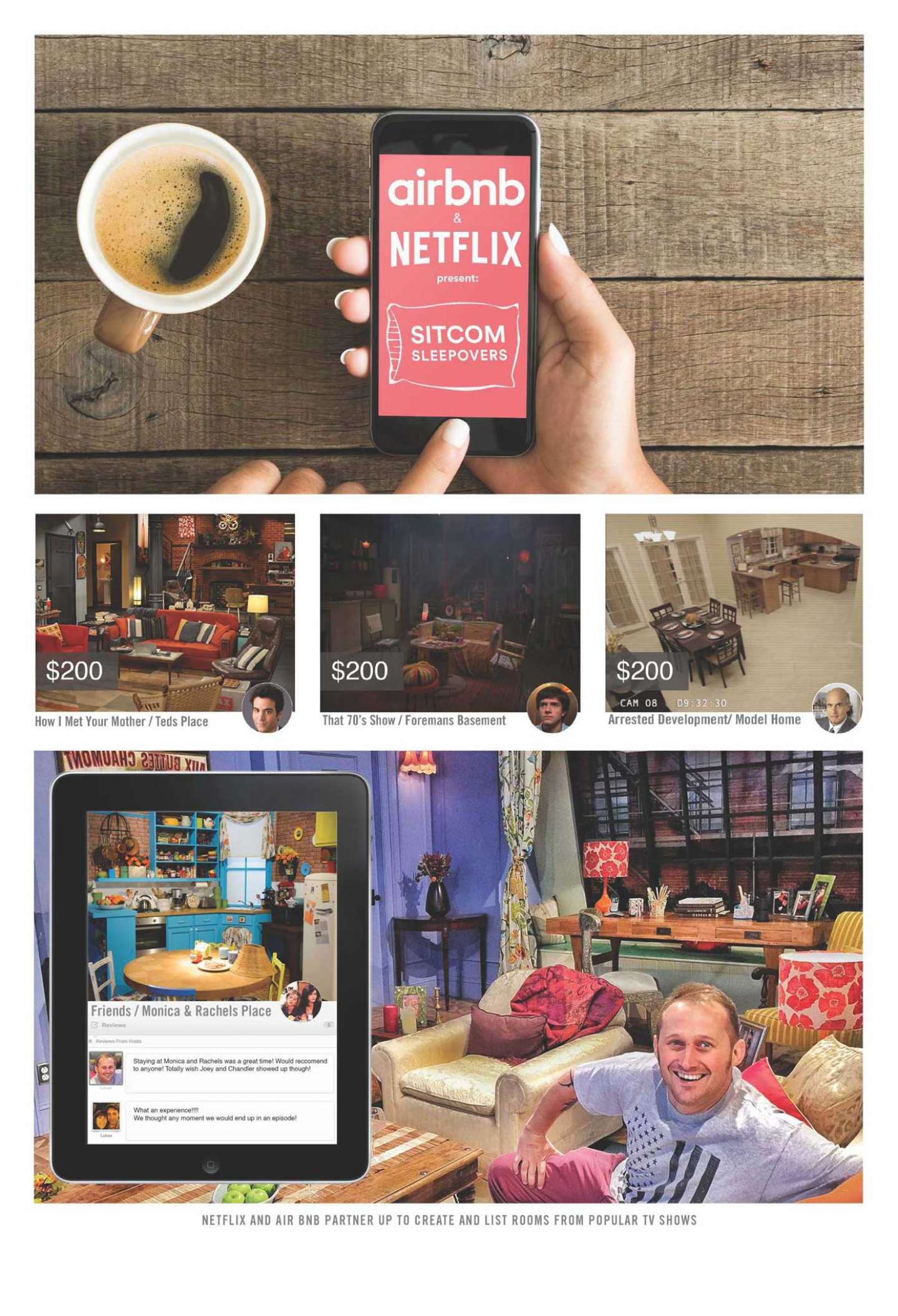 Netflix & Airbnb - Sitcom Sleepovers