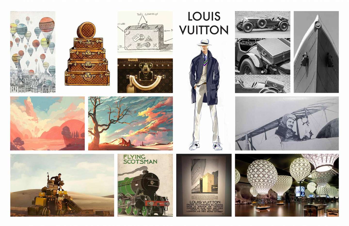 moodboard: In Her Closet: Inspired by Louis Vuitton Fall 2010