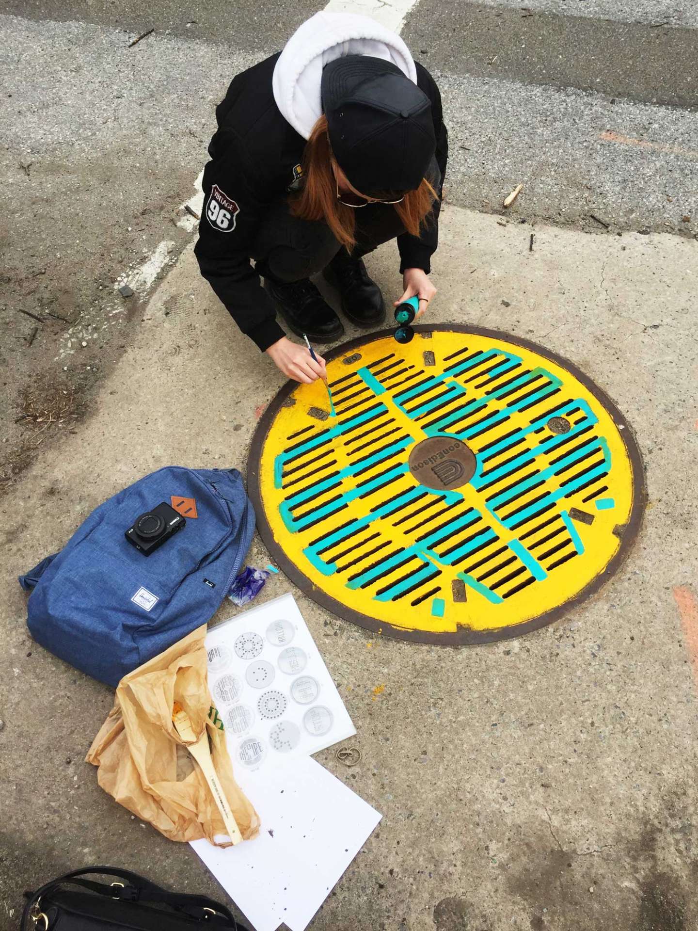 ◯ PAINTING DRAIN COVERS IN NYC ◯