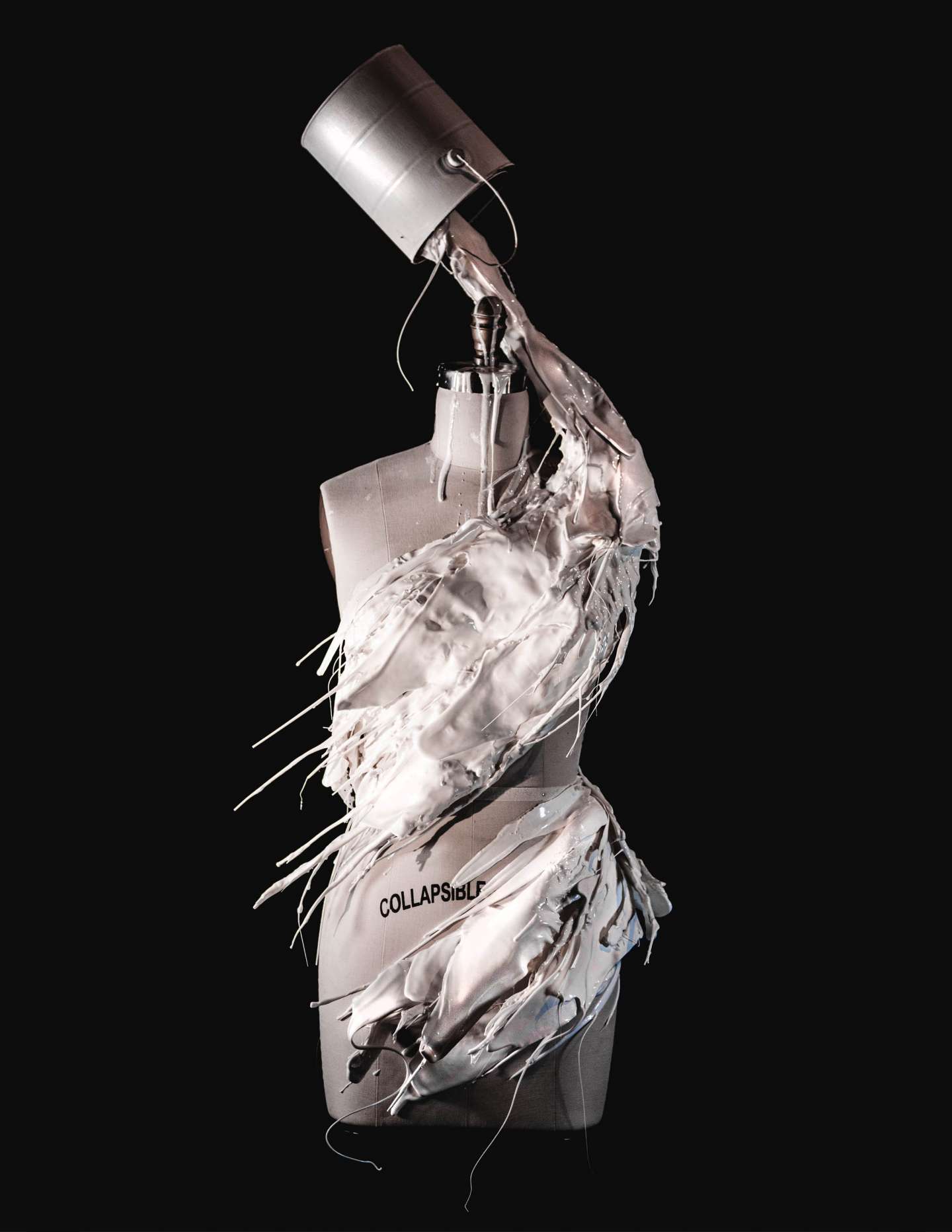 One of a Kind Luxury: Paint Dress by Fernando Alvarenga – SVA Design