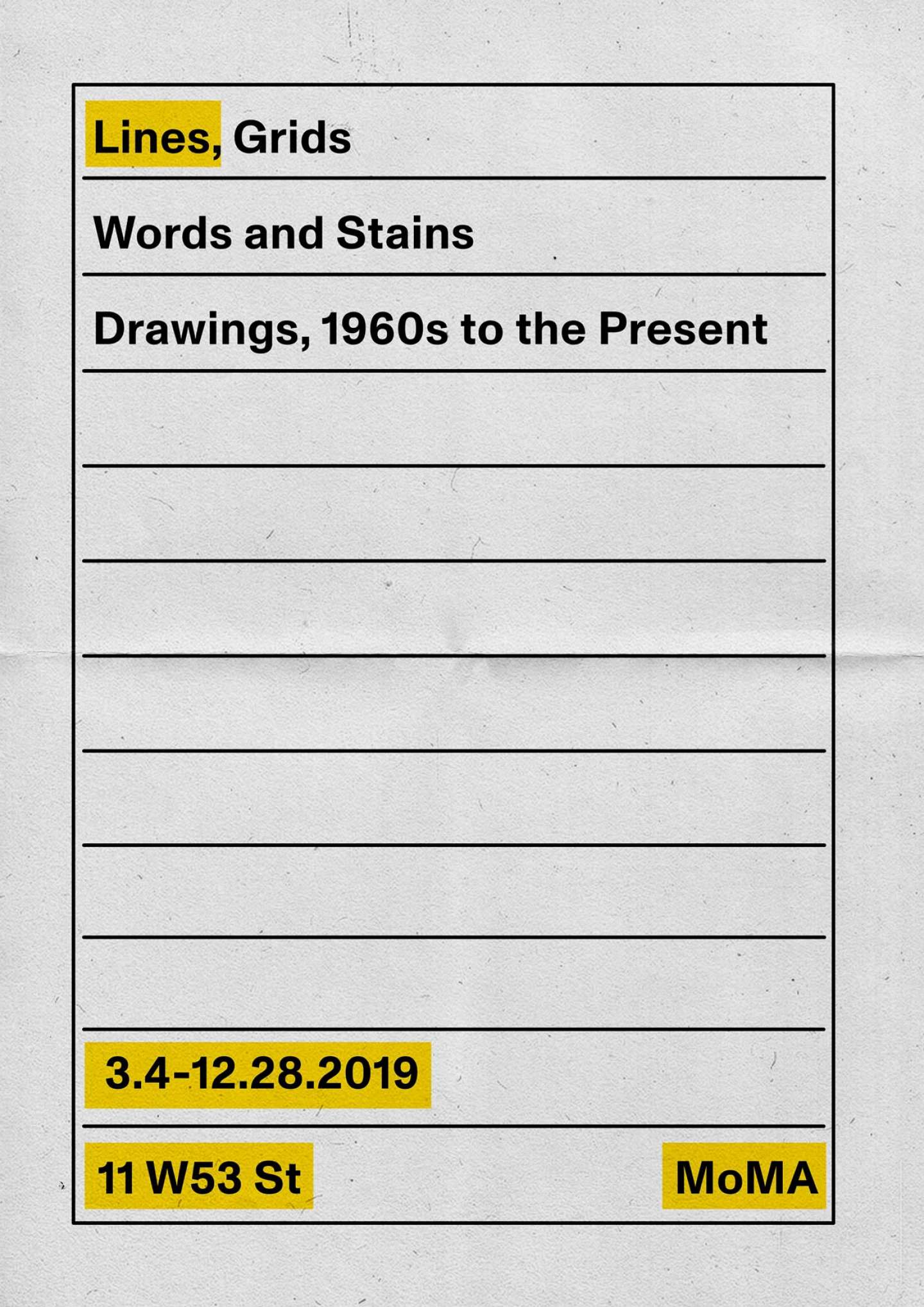 MoMA: Lines, Grids, Words & Stains