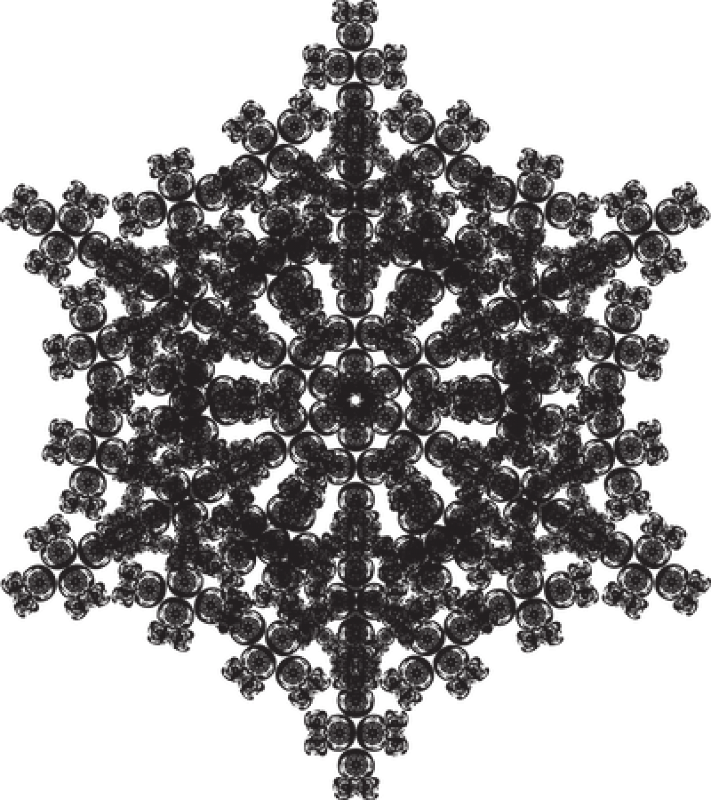 Typographic Snowflakes