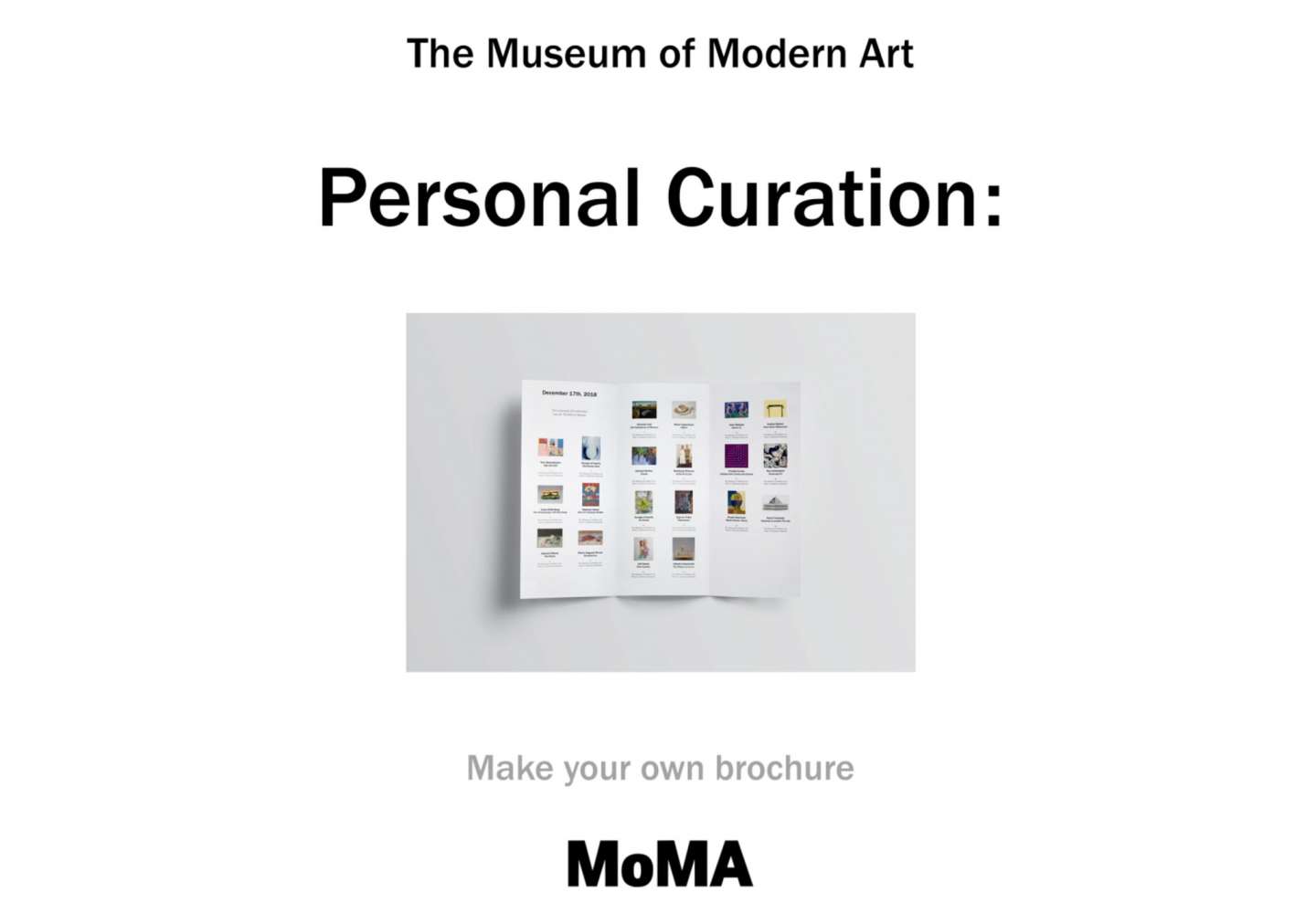 Personal Curation for MoMa