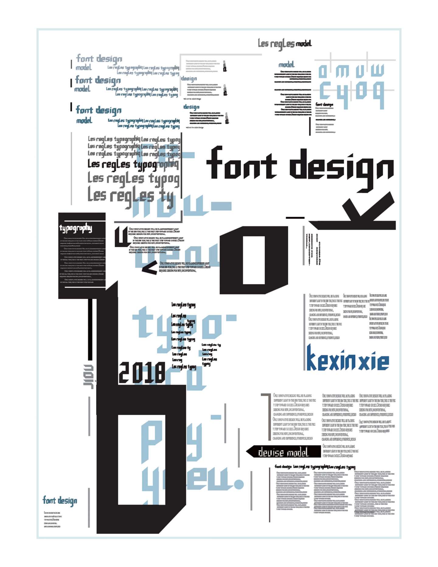 Font Design & Poster