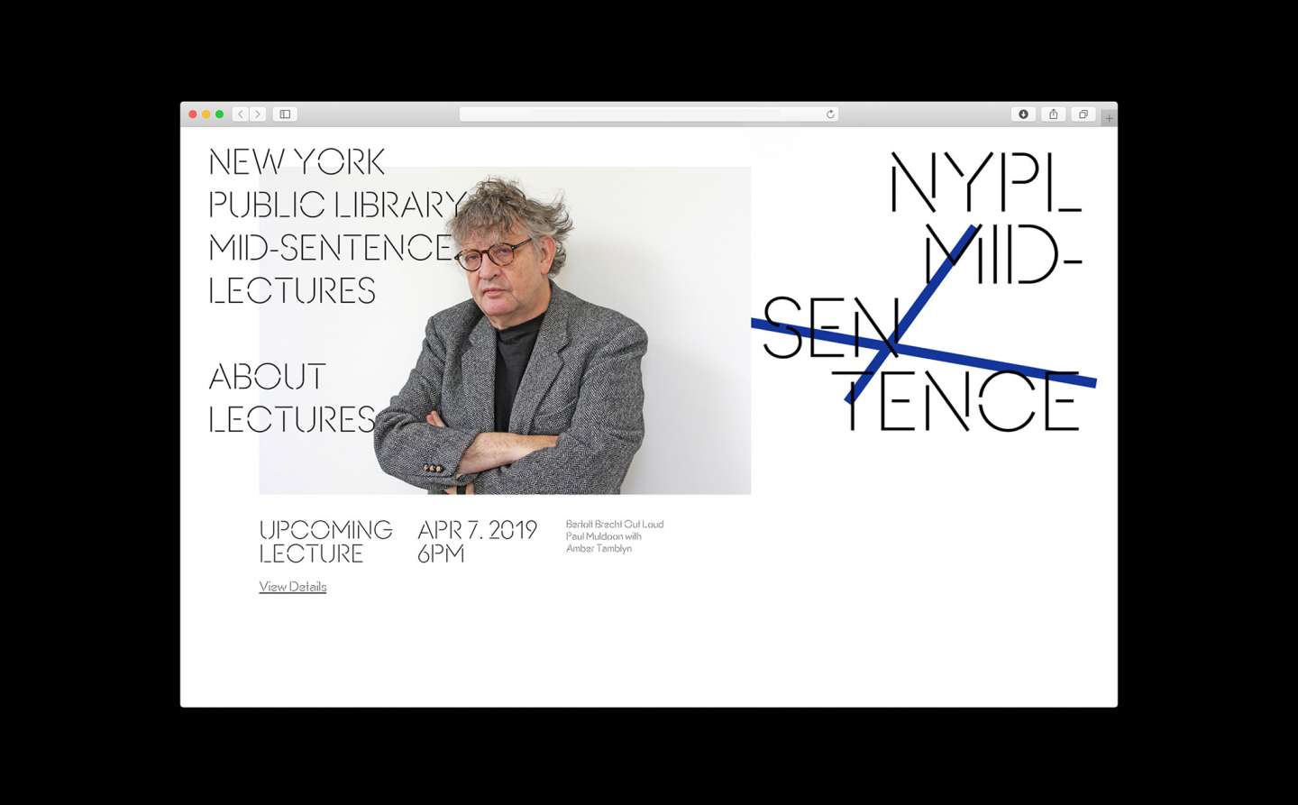 NYPL Lecture Series Identity