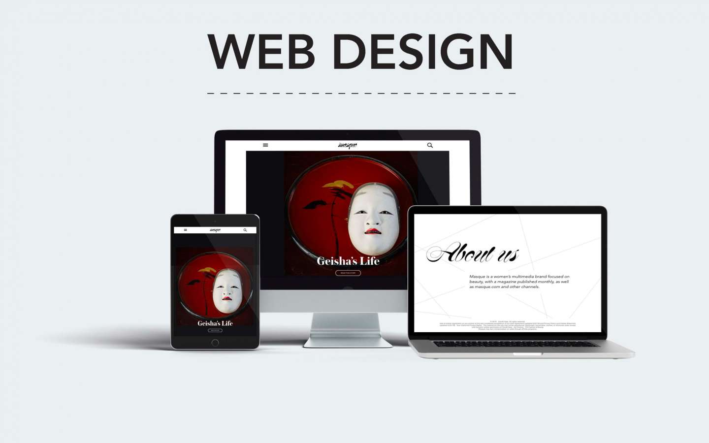 "Masque" Web Design