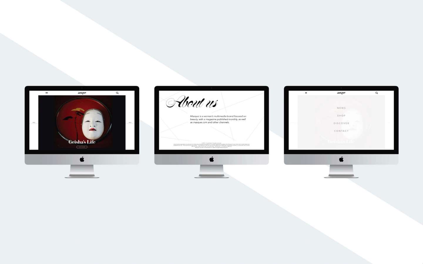 "Masque" Web Design