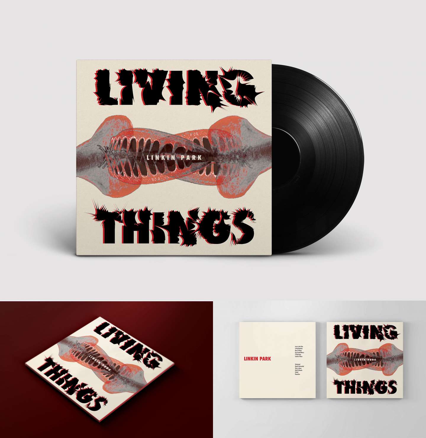 LP-LINKIN PARK-LIVING THINGS NEW VINYL