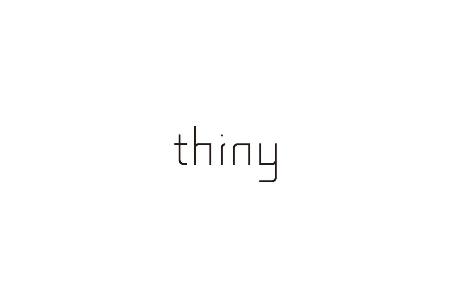 Thiny Typeface