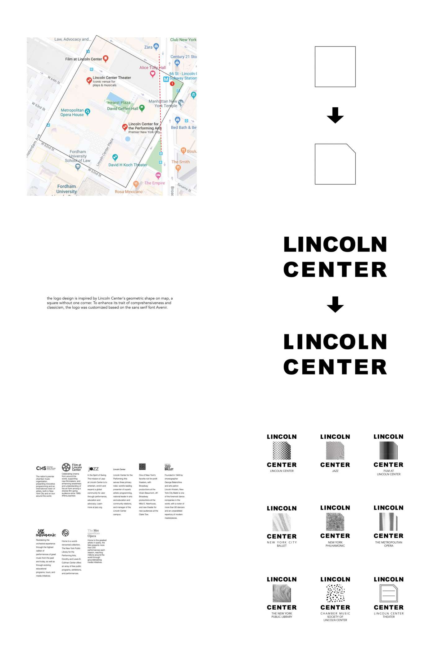 Indentity Design for Lincoln Center