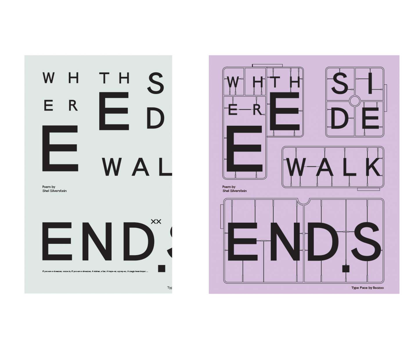 WHERE THE SIDE WALK ENDS- type specimen BOOK